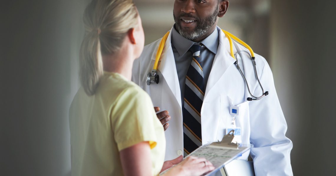 doctor-and-nurse-discussing-in-hospital